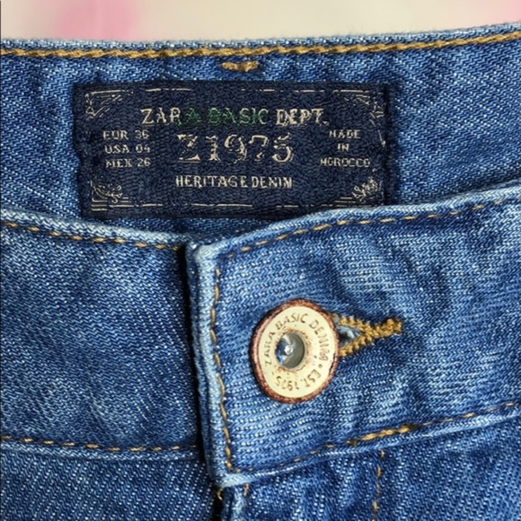 Zara Contrast Pocket Patch BF Distressed Heritage - Picture 5 of 7